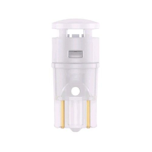 Лампа светодиод. 12V T10 бесцок.  1 диод LED белая 6000K, 150Lm, матовая (12/24В), (W5W) набор 2шт. (MTF)