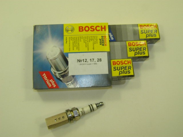 Свеча  BOSCH SUPER PLUS  FR 7 DC+ /№8/ для ВАЗ инж. 16кл., Nexia