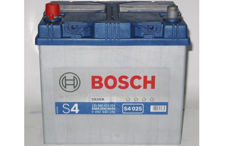 Аккумулятор АЗИЯ D23R пп(+,-) 540А BOSCH ASIA S4 025 (синий) 6 СТ 60 Ah