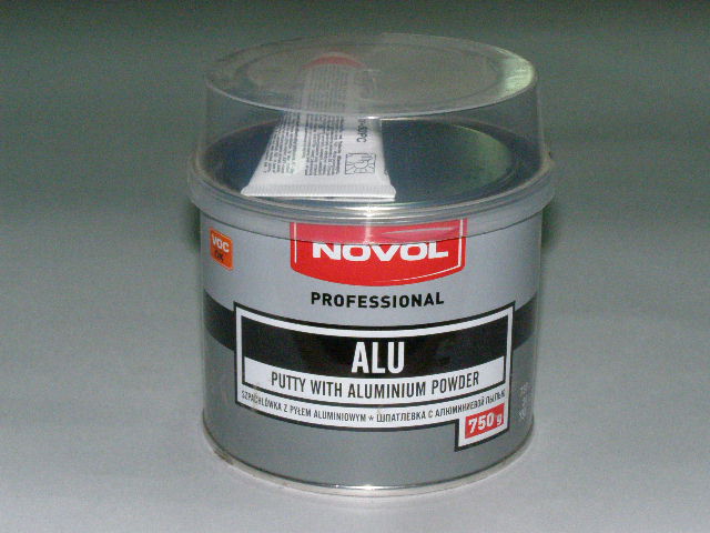 Шпатлевка  Novol ALU  0,75кг. наполняющая (алюминий)