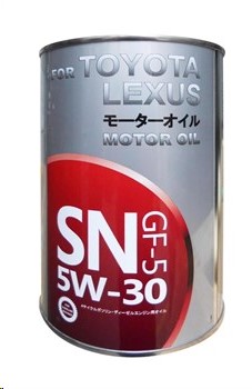 Масло моторное FANFARO Toyota/Lexux 5W-30 API SN, ILSAC GF-5 синт. ж/б 1л