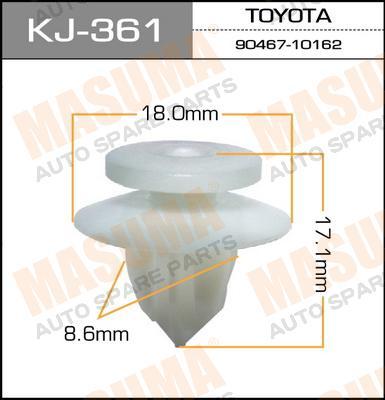 Пистон (клипса крепежная пласт.) KJ-361/K-046