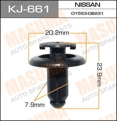 Пистон (клипса крепежная пласт.) KJ-661/K-061