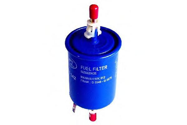 Фильтр топливный для ВАЗ инжектор н/о V=1600 с защелкой (2114, 2110, 1118, 21214, 2123, 2107)