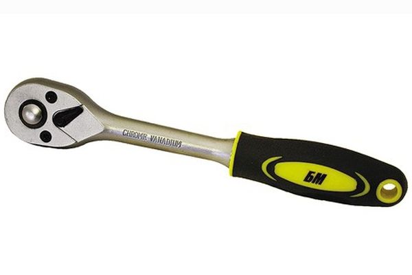 Вороток с трещеткой 1/4  48 зубцов с переключателем