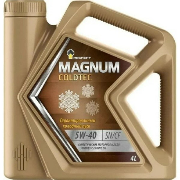 Масло моторное масло  RN  Magnum Coldtec 5W-40 API SN/CF синт.  4л