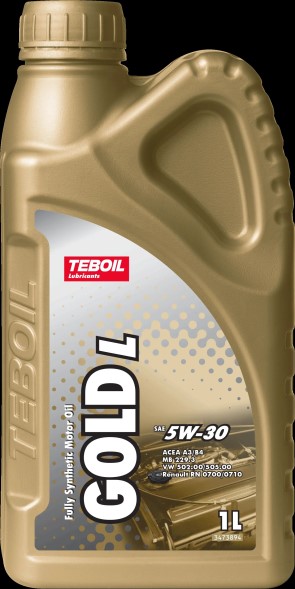 Масло моторное TEBOIL GOLD L 5W30 SN/СF/SN Plus/SP (1л.) синт. бенз.