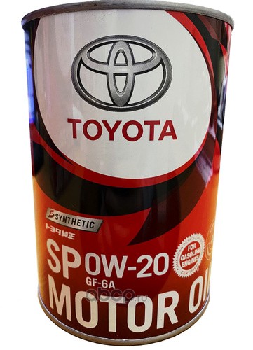 Масло моторное Toyota 0W-20 SP GF-6A 1л.