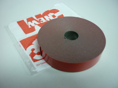 Скотч двухсторонний   3М  15мм*5м красный