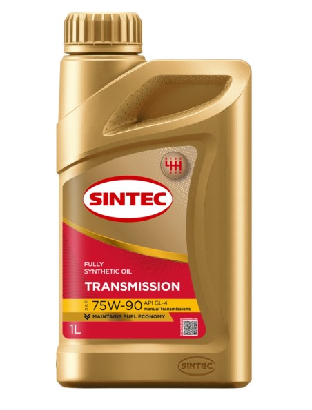 Масло трансмиссионное SINTEC 75W-90 GL-4 1л. синт.