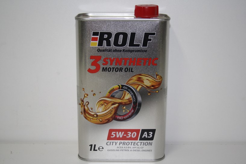 Масло моторное ROLF 3-SYNTHETIC 5W-30 1л. синт. ACEA A3/B4