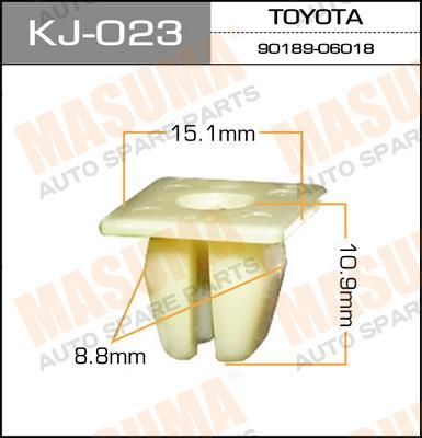 Пистон (клипса крепежная пласт.) KJ-023/K-023