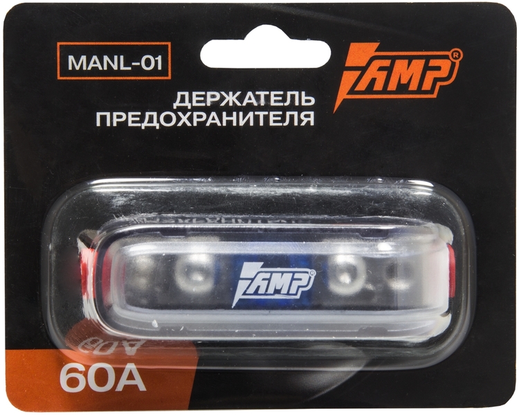 Держатель предохранителя mini ANL вход/выход 4/8GA с предохранителем  60А