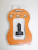 Вольтметр в прикуриватель 12-24 В. + 2USB 3,1A