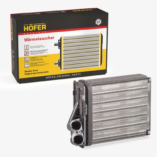 Радиатор отопителя Renault Logan Sandero Largus (08--) 1.4/1.6/1.6 16 кл. MT/AT алюм. унив.