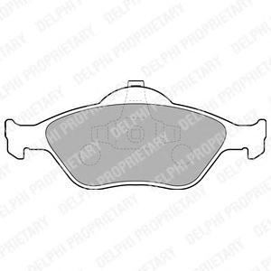 Колодки тормозные передние Ford Fiesta 95)01/01)/FUSION 01)диск.