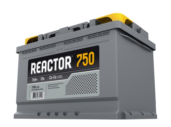 Аккумулятор 6СТ 75Ah пп(+,-) 820А АКОМ REACTOR