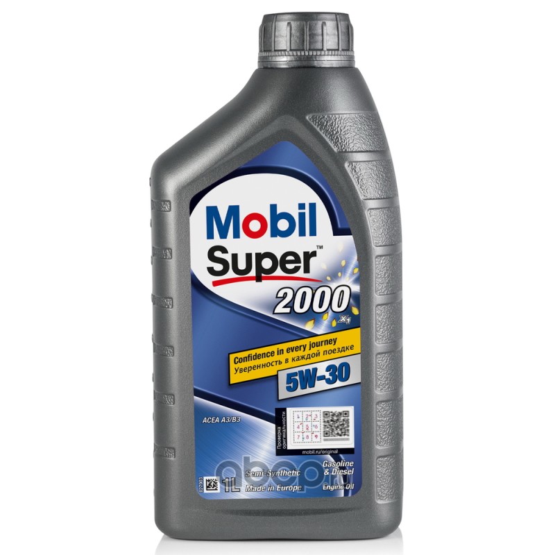 Масло моторное MOBIL Super 2000 X1 5W30 1л. полусинт.